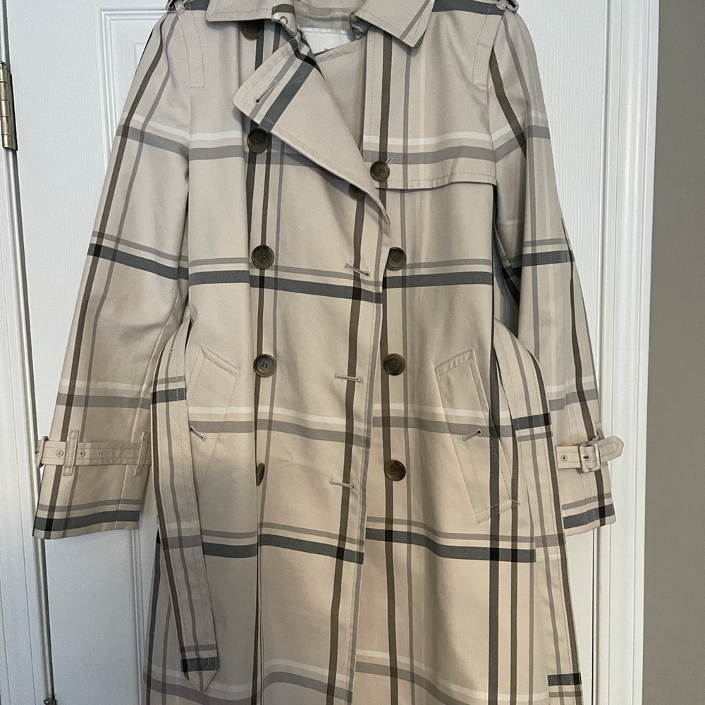 Brand New Coach Long Trench Coat